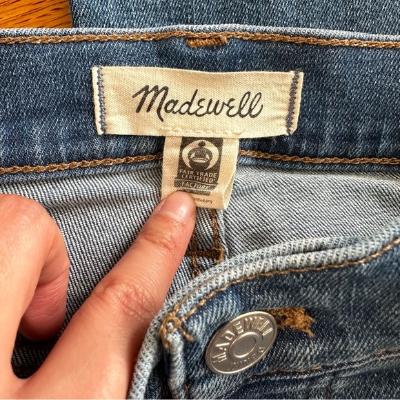 NWOT Madewell Button-front Mid-rise Skinny Jean - Picture 10 of 13